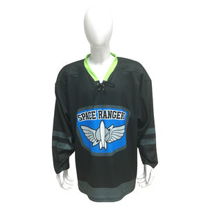 Camisetas de Hockey Personalizadas de Alta Calidad, Estampadas y Cosidas, Uniformes de Hockey sobre Hielo Vintage con Cordones para Hombre, Bordadas - Product Image 1