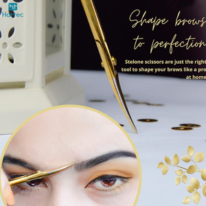Trendy Precision Gold Nail <b>Trimmer</b>, Stainless Steel Cuticle And Nail Scissors For Professional Manicure & Pedicure Beauty Care - Product Image 3