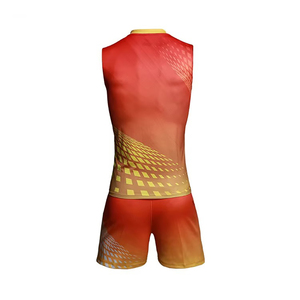 2026 New Men's 100% Polyester High Quality 180g <b>Volleyball</b> Jersey OEM Personalized with Number Name Printed Sport Uniform <b>Set</b> - Product Image 3