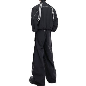 Survêtement coupe-vent pour homme de qualité supérieure, tissu respirant, ensemble jogging sportif avec sweat à capuche et pantalon, grandes tailles, streetwear décontracté, OEM - Product Image 6
