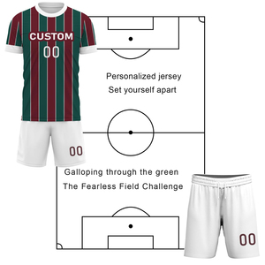 Tenues de football personnalisées de haute qualité pour hommes avec logo OEM/ODM, kits d'équipe à séchage rapide avec impression numérique, vert rétro pour hommes - Product Image 4