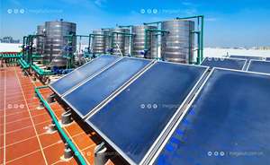 Flat Solar Collector Panel Black Flat Plate Absorber for Solar Thermal Water <b>Heater</b> System - Product Image 6