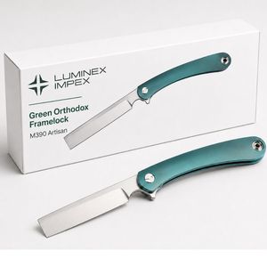 Framelock Ortodoxo Verde M390 Artesanal - Product Image 6