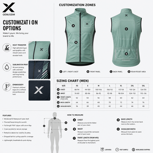 Maillot de cyclisme pour homme X Sports City, gilets à manches longues, respirant, en spandex et polyester, veste aérodynamique avec logo frontal pour la course sur route et le triathlon - Product Image 5