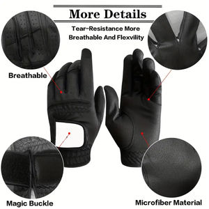 ถุงมือกอล์ฟแบบนุ่มรุ่นใหม่ล่าสุด เป็นมิตรกับสิ่งแวดล้อม ใช้ได้ทุกสภาพอากาศ สำหรับมือขวาหรือซ้าย พร้อมแถบตีนตุ๊กแก ราคาถูก รับผลิตตามแบบ OEM - Product Image 3