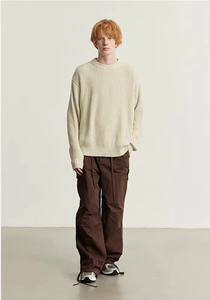 Suéter de Punto, Cárdigan de Manga Larga, Suave y Cómodo, Antiarrugas, Lana/Acrílico, para Uso Diario Informal, Oficina, Trabajo, Moda de Invierno - Product Image 3