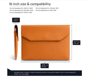 Elegant Luxury Large Genuine Leather <b>Laptop</b> Sleeve Wholesale Business Carry Case Unisex Stylish Office <b>Laptop</b> <b>Protector</b> - Product Image 2