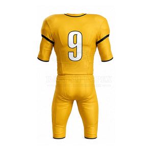 Tenues de football américain directement de l'usine, vêtements de sport personnalisés, matière respirante en polyester, tenues de football américain - Product Image 4