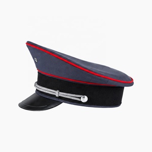 OEM Custom Handmade Ceremonial <b>Peak</b> <b>Cap</b> Embroidered Dress Visor <b>Cap</b> Custom Logo - Product Image 3