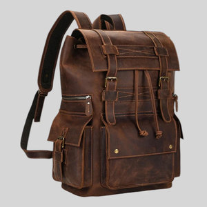 Nueva mochila de cuero de diseño personalizado de buena calidad en venta. Bolsos de cuero de moda de primera calidad y nuevo estilo. - Product Image 1