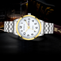 Jam Tangan Digital Quartz Pria Mesin Jepang Casing Aloi Tahan Air 3ATM Jam Tangan Mewah Antik Tersedia OEM