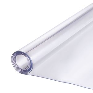 Tovaglia Impermeabile in PVC Trasparente 48 X 48 Pollici, Spessore 1,5 mm, Facile da Pulire, Protezione per Tavolo da Pranzo - Product Image 6