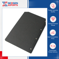 Buku Menu Lipat Hotel Kulit PU Buatan Tangan Berkualitas Luar Biasa dengan Panel Ganda, Ukuran Dapat Disesuaikan, Pilihan Desain, Kuantitas Besar