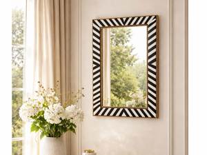 Cadre de miroir décoratif unique en os incrusté, qualité supérieure, fait main, pour les intérieurs de bureaux, hôtels et restaurants, au prix de gros - Product Image 5