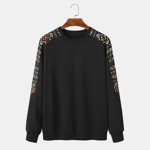 Sweat-shirt pour homme en coton mélangé, coupe classique, basique, décontracté, fabriqué au Pakistan, de haute qualité, respirant, respectueux de l'environnement - Product Image 1