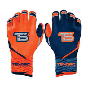 Guantes de Bateo de Béisbol de Cuero Personalizables Bruce Bolt, Cierre de Gancho y Bucle, Acolchados, Unisex, para Adultos, Entrenamiento Profesional, Alta Calidad - Product Image 6