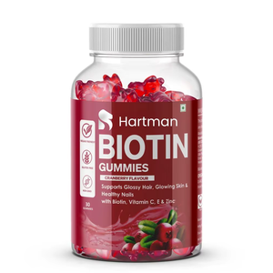 Gummies à la biotine avec vitamine B7, sans OGM, compléments alimentaires gommeux savoureux pour la santé des cheveux, de la peau et des ongles des adultes et le soutien du métabolisme énergétique - Product Image 6