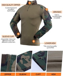 Uniforme de chasse en tissu camouflage de qualité supérieure, respirant, vêtements de randonnée en plein air, fournisseur de haute qualité - Product Image 4