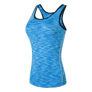 Custom Women’s Quick-Dry Racerback Tank <b>Top</b> Slim Fit Breathable Yoga Gym Workout Vest Moisture Wicking Fitness Activewear - Product Image 2