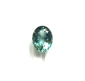 Piedra de Aguamarina Verde Natural de 10.70 Quilates, Corte Ovalado, para Joyería Fina - Product Image 1