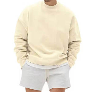 Sweat-shirt en coton pour homme, séchage rapide, tissu respirant avec doublure en maille, vêtements de sport pour la salle de gym, fournisseur d'articles de sport - Product Image 3