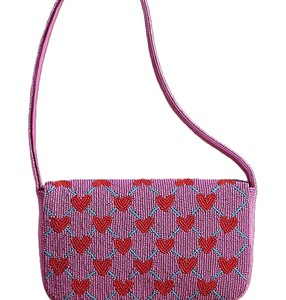 Bolso bandolera multicolor con bordado floral a mano y cuentas, ideal para fiestas, regalos de lujo, bolso étnico a la moda. - Product Image 3