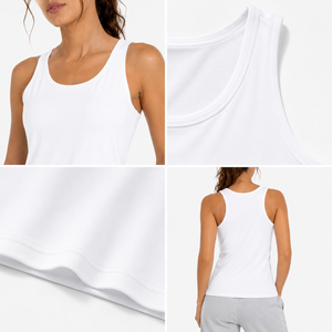 woman tank <b>top</b> everyday comfort with breathable stretch fabric ideal for gym yoga <b>walking</b> outdoor adventures and modern fashion - Product Image 6