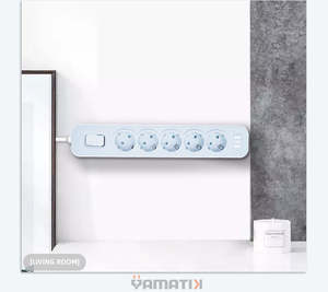 Multiprise anti-surtension 5 prises 16A 4000W pour usage hospitalier, avec protection anti-effraction, câble en cuivre 3*1.5mm, prise de table NOVA - Product Image 4