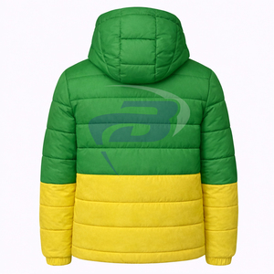 Veste d'hiver rembourrée à capuche verte Chi Eta Phi CEPhi Sorority, style streetwear, avec logo sur le devant, design personnalisé de sororité grecque - Product Image 3
