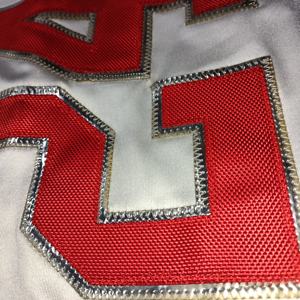 Uniformes de fútbol americano personalizados, camiseta de sarga de aparejos de SUBLIMACIÓN transpirable, camisetas de fútbol de talla grande - Product Image 2