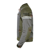 Veste d'été pour moto en maille + Cordura pour hommes, veste de moto en textile respirant et protecteur
