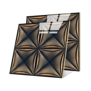 Carrelage de sol en porcelaine émaillée polie effet marbre bleu 600 x 600 mm, carrelage céramique vitrifié brillant pour intérieur d'hôtel - Product Image 5
