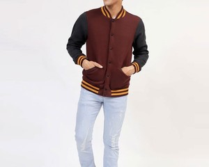 Hot Sale OEM Breathable Wholesale Varsity <b>Jacket</b> <b>Men</b> Wear Manufacturer High Quality New Stylish Custom Color <b>Men</b> Varsity <b>Jacket</b> - Product Image 3