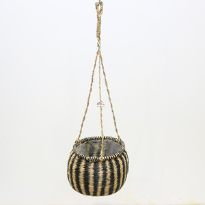 Artex Dong Thap Usine Paniers Suspendus Faits À La Main Jacinthe D'eau Seagrass Corde Tissé Vietnamien Traditionnel Artisanal Vietnam - Product Image 1