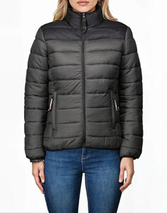 Chaqueta Corta Acolchada para Mujer, Abrigo de Invierno a la Moda, Ligero y Cálido, Diseño Personalizado OEM ODM - Product Image 6