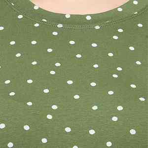 Premium Quality Soft Jersey O Neck Short Sleeve Tee And Matching Wide Leg Lounge Pants Digital Print Women Summer <b>Set</b> - Product Image 5