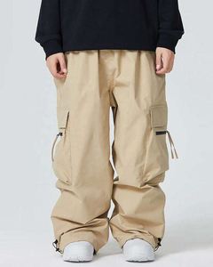 Pantalon de ski professionnel d'extérieur coupe-vent, écologique et respirant, unisexe, 100 % coton, pour le patinage décontracté, pour homme - Product Image 6