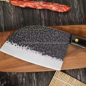 Best Selling Steel Craft International Eco-Friendly 8 Inch Damascus Steel <b>Kitchen</b> Cleaver <b>Knife</b> Rosewood Handle Factory Direct - Product Image 6