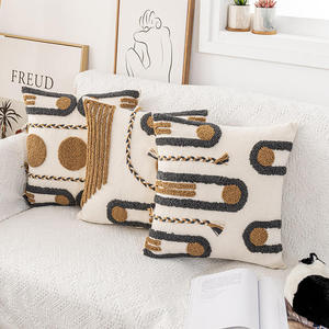 Funda de cojín decorativa de alta calidad para sofá, funda de almohada de lujo, fabricante de textiles para el hogar disponible para la venta - Product Image 1
