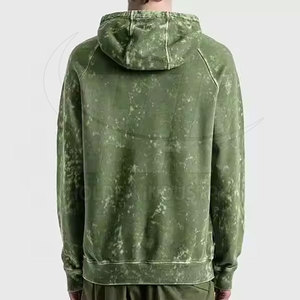 เสื้อฮู้ดดี้สไตล์ลำลองแบบอบอุ่น ผ้าฟลีซเนื้อนุ่ม ล้างสีแบบแอซิดวอช ดีไซน์ทันสมัย ขายส่ง - Product Image 4