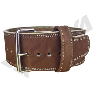 Ceinture de musculation en cuir de vachette robuste pour soulevé de terre et squats, avec protection professionnelle pour l'entraînement musculaire unisexe - Product Image 2
