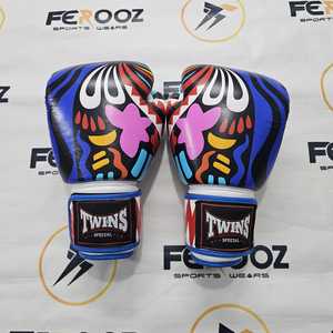 Guantes de Boxeo para Sparring Twins, Multicolores, con Cierre de Velcro, Guantes de Entrenamiento Unisex para Adultos, Productos de Muay Thai - Product Image 1