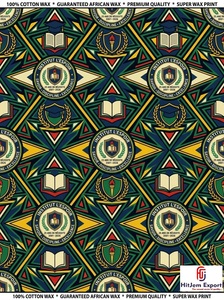 Luxury African Wax Print Fabric School Anniversary Textile OEM ODM Manufacturer Hitjem Export - Product Image 3