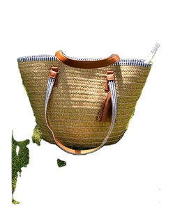 Productos Hechos a Mano al por Mayor, Elegantes Bolsos de Paja Personalizados, Bolsos de Hombro de Paja para Mujer, Productos al por Mayor - Product Image 1