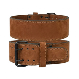 Hot Sale Camouflage Suede Leather Custom Weightlifting & Bodybuilding Dual Prong Buckle Powerlifting Gym <b>Belt</b> For Workout - Product Image 4