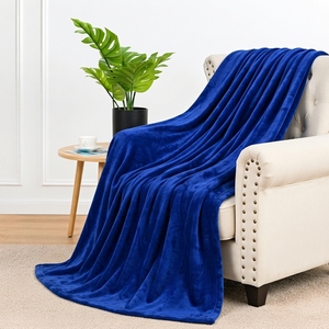 Manta de Felpa Azul Egipcio, Manta de Franela, Manta Tejida Personalizada para el Hogar y Viajes - Product Image 5