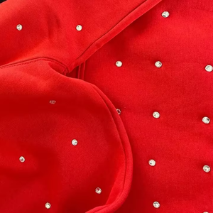 Sudadera con Capucha de Invierno para Hombre de Alta Calidad con Pedrería, 100% Algodón Felpa, Logotipo Personalizado, Servicio OEM, Sudadera Cortavientos - Product Image 6