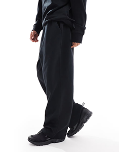 Pantalones de chándal negros holgados de algodón 100% de alta calidad para hombre, estilo urbano, informales, de peso pesado, personalizados - Product Image 2