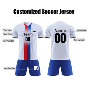 Vêtements de football respirants de style nouveau en gros, service OEM, design personnalisé, matière douce, tenue d'entraînement, uniforme de football - Product Image 6