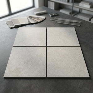 Premium Modern Landscape Slabs 20mm Thick 600x600 600x900mm Heavy Duty Outdoor Porcelain Tiles Adhesive Mall Monolith Crema - Product Image 1